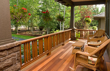 Cedar Decking in Carson