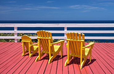 Redwood Decking in Carson