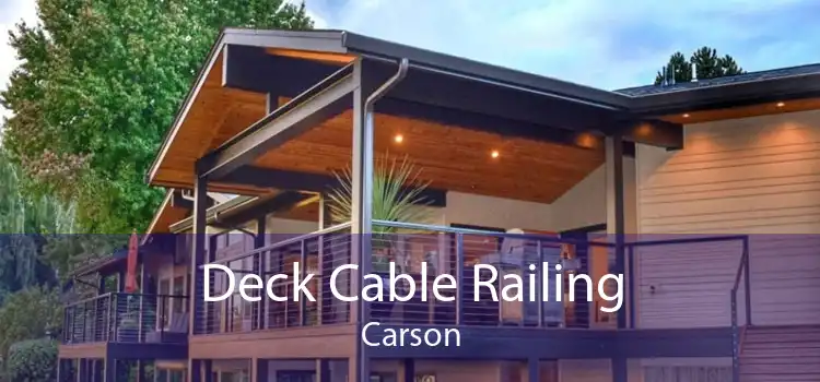 Deck Cable Railing Carson