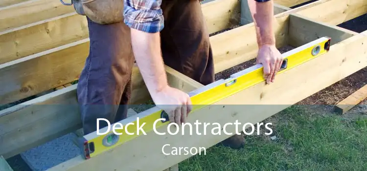 Deck Contractors Carson