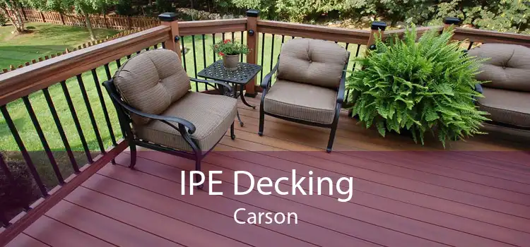 IPE Decking Carson