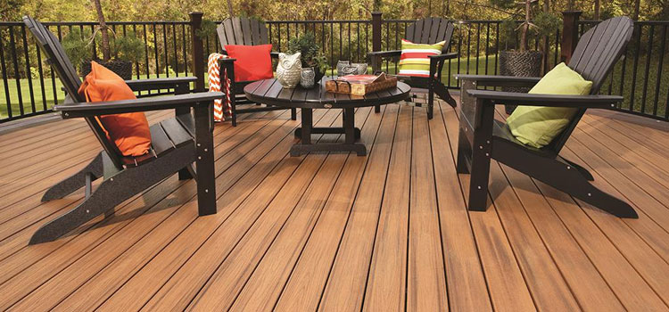 Black TREX Decking in Carson, CA