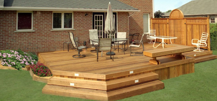 Cedar Composite Decking in Carson, CA