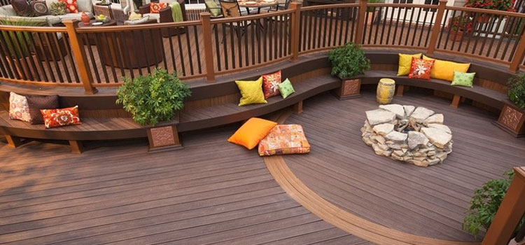 Gray TREX Decking in Carson, CA