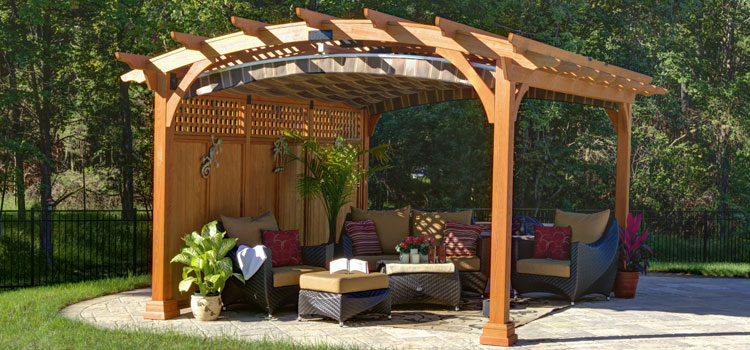 Modern Wood Pergola Installation in Carson, CA